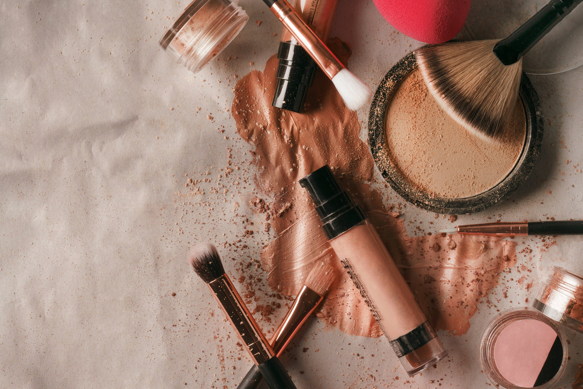 Bridal hair and makeup preparation